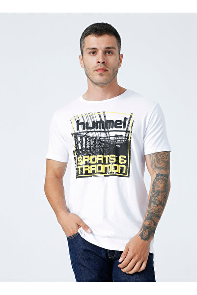 hummel Albus Beyaz Erkek T-shirt 910171-9001