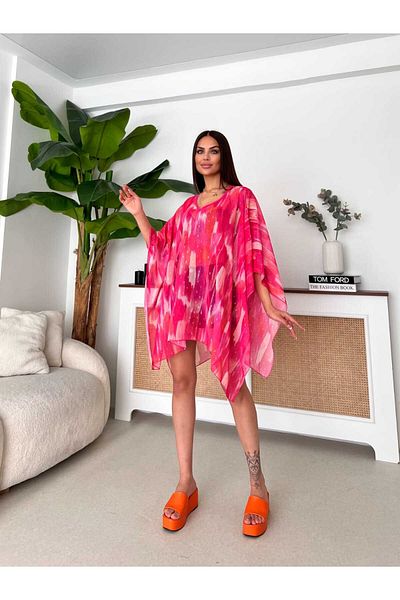 PASHPAL V-Neck Chiffon Pareo