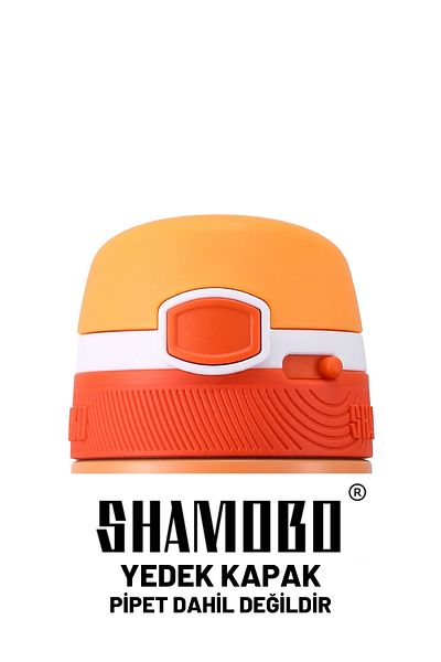 Shamobo Replacement Lid for 350ml Child Stainless Steel Vacuum Flask No Include Straw