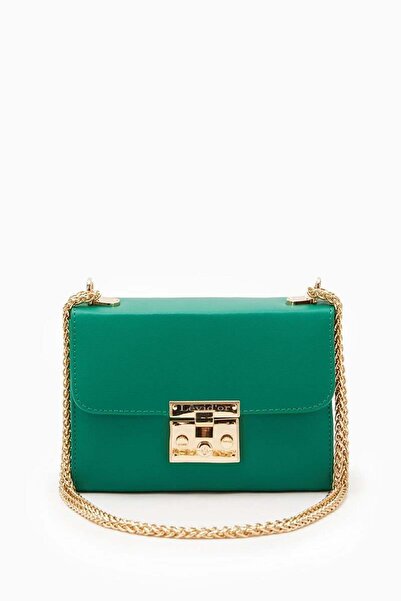 Levidor Zincir Askılı Klips Kapamalı Omuz Çantası