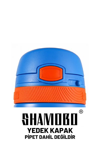 Shamobo Replacement Lid for 350ml Child Stainless Steel Vacuum Flask No Include Straw