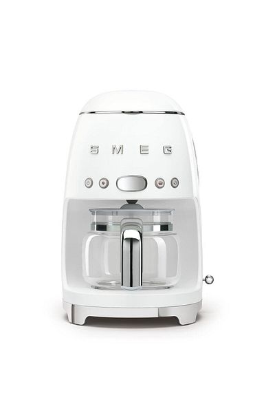 SMEG White Filter Coffee Machine Dcf02Wheu