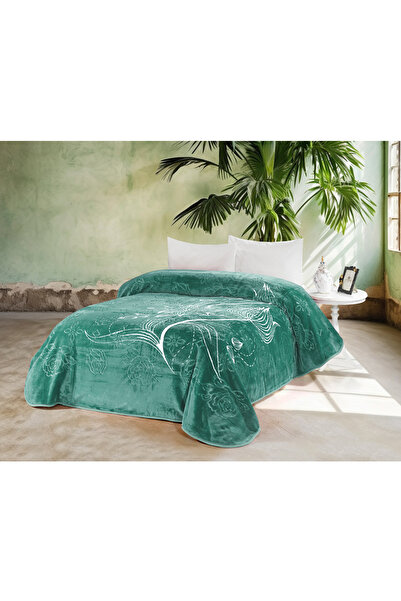 Evlen Home Collection Thick Soft Plush 4 Kg Blanket Supersoft Embos Double Soft Emboss 220x240 cm