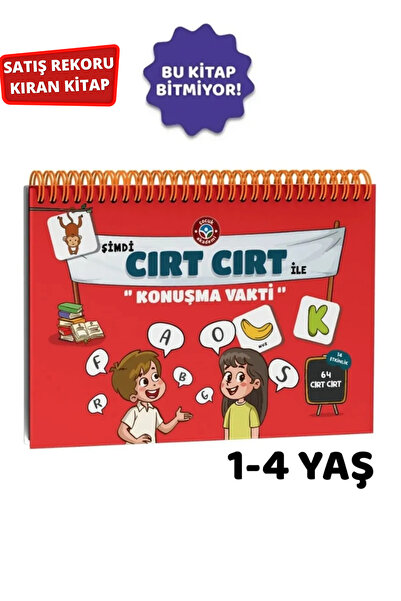 Çocuk Akademi Cirtlı Konuşma Vakti Kitabı