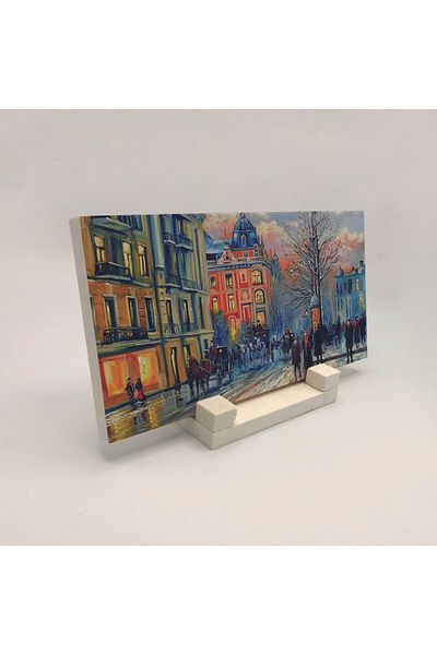BAKSEPETE Ukraine Printed Natural Stone Desktop 10x20 Drg-33