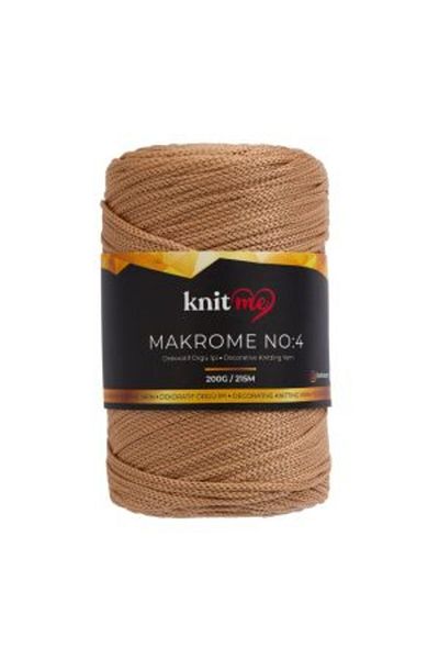 knitme 200 Gr Μακραμέ Πλεκτό Χειροποίητο - 4 mm Σχοινί 2040