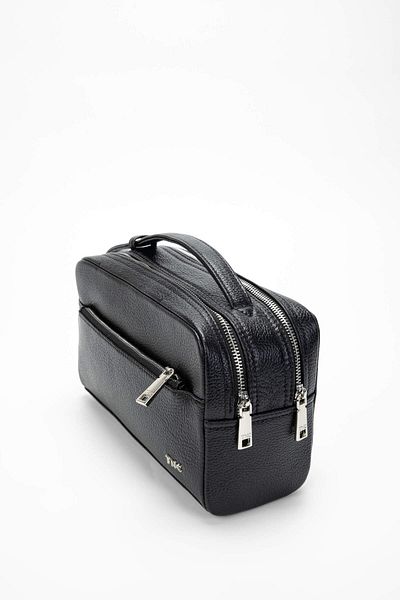 Tamer Tanca Men's Genuine Leather Black Shaving Bag