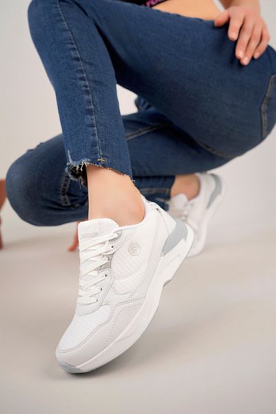 McDark Women's White Snekar Sneakers