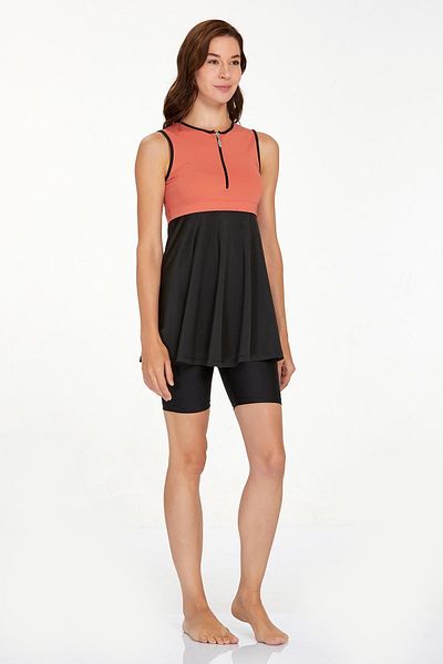 Remsa Mayo Μαγιό Zero Sleeve Semi Covered Arlet 3927 Cinnamon