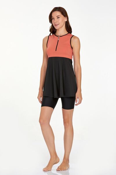 Remsa Mayo Μαγιό Zero Sleeve Semi Covered Arlet 3927 Cinnamon