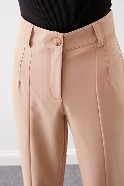 Vitrin High Waist Trousers with Slit Detail