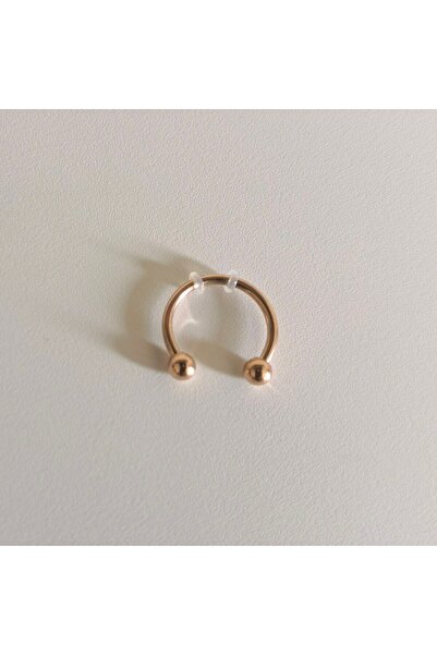 Bylin Cerrahi Çelik Stopperlı C Piercing (SMİLEY, SEPTUM) - Kalınlık 1,2mm- 1...