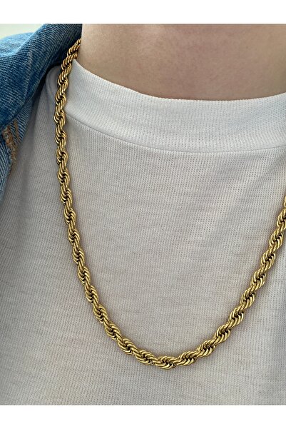 Pinery Jewels قلادة نسائية محبوكة من الفولاذ المقاوم للصدأ مقاومة للتشويه