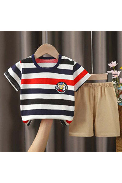 naynes Girls and Boys 100% Cotton T-Shirt, Shorts 2-Piece Summer Outfit (2 Ye...