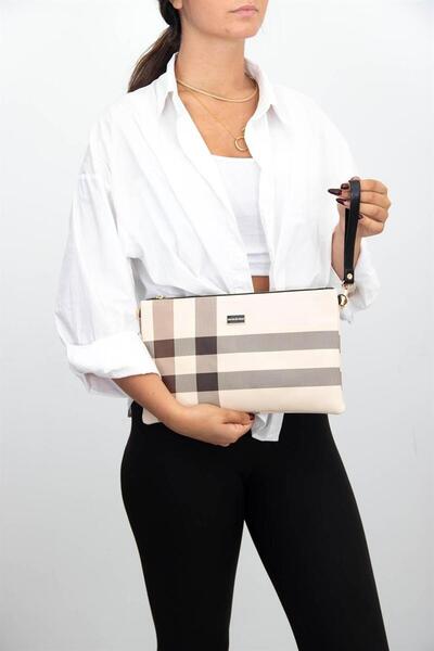 Silver Polo Срібний та поло крем - Taba Sp1034 Жіноча портмоне та клатч