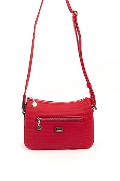 Silver Polo Silver & Polo Red - Geantă roșie Sp818 pentru femei