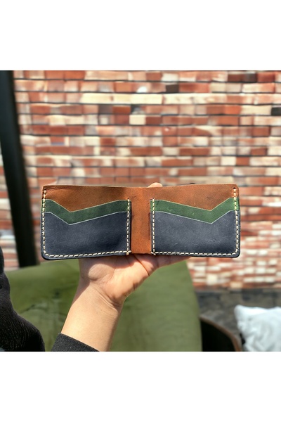 MESACRAFT Genuine Leather Men Wallet,Stylish Men Wallet