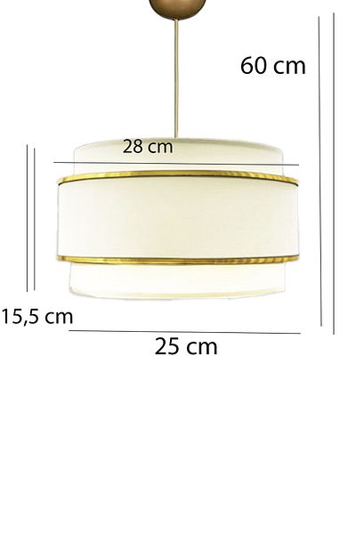 BBY HOME & DESIGN Chandelier, Pendant Lamp, Modern Blanco Model
