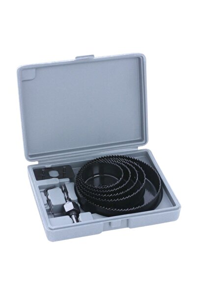 KL HOME 8 Parça Panç Seti Ahşap Demir Ağaç Delme Delik  buat Açma Testere Seti