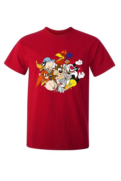 Efendioğlu Design Cotton Soft T-Shirt with Cartoon Character for Children