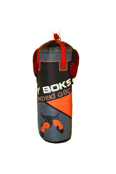 Apexma Çocuklar İçin Uv Baskılı Kum Torbası 60x20 - Eğlenceli Boks Spor Bahçe Oyuncak