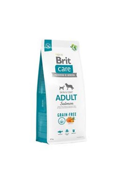 Brit Salmon Grain-free Adult Dog Food - 12kg (1 Piece) Skin&coat