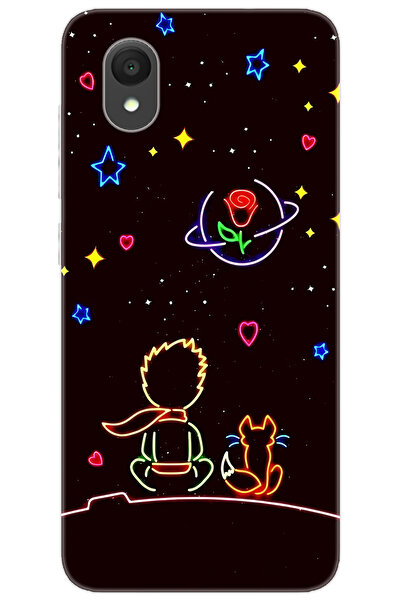 Alcatel 1 2021 (5033F) Compatible Sheath Pattern Printed Silicone Little Prince NGO:642CP-PZ7Wfhn