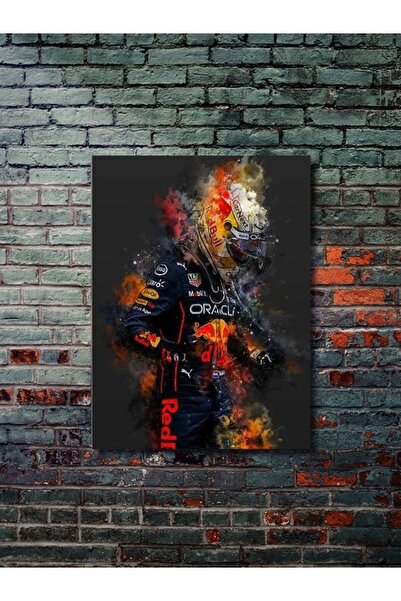 ZNC Max Verstappe - Formula -1 - Eşsiz Tasarım Otomobil Posterleri, Özel Tasa...