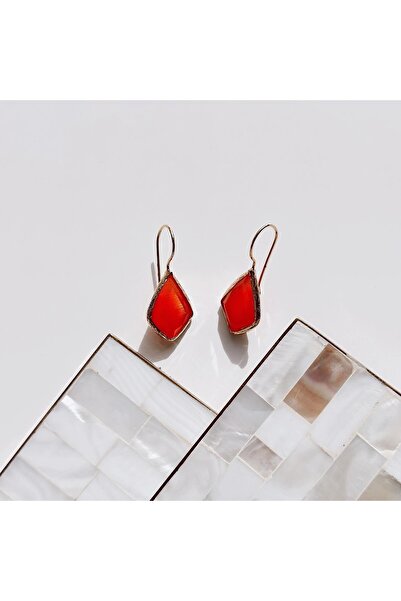 Vesce Atelier Gatto rosso küpe