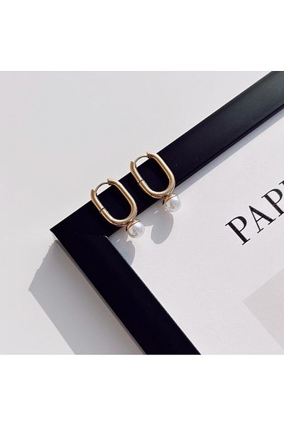 Vesce Atelier Spring steel earrings