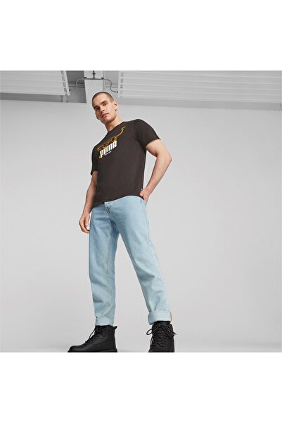 Puma Ανδρικό μπλουζάκι με γραφικά Animal Tee Black67719001