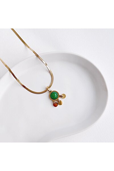 Vesce Atelier Steel drop Çelik Kolye