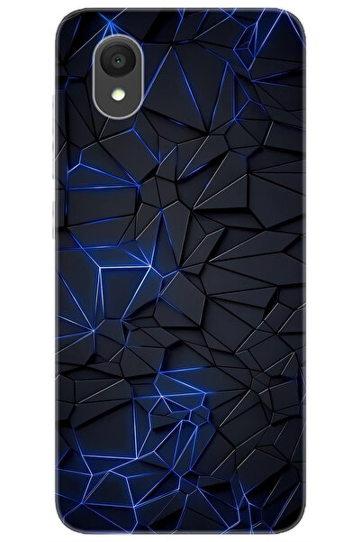 Alcatel 1 2021 (5033F) Compatible Sheath Pattern Printed Silicone Prismatic Design NGO:667 CP-gWH3y9V