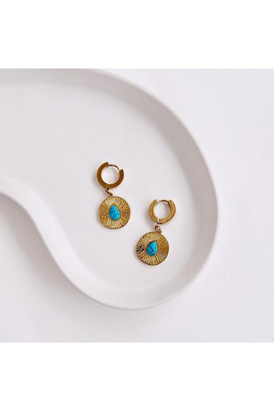Vesce Atelier Bledd steel earrings