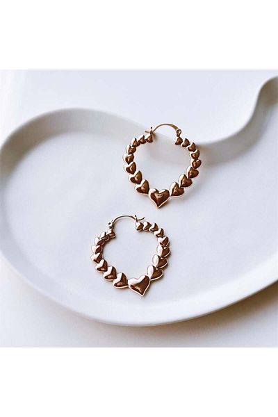 Vesce Atelier Hearts Earrings