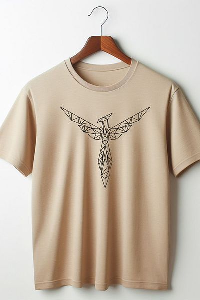 Vordevia Μπλουζάκι Unisex με στάμπα Eagle Crew Neck Oversize