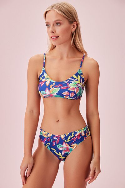 SUWEN Schlichtes Bralette-Bikinioberteil