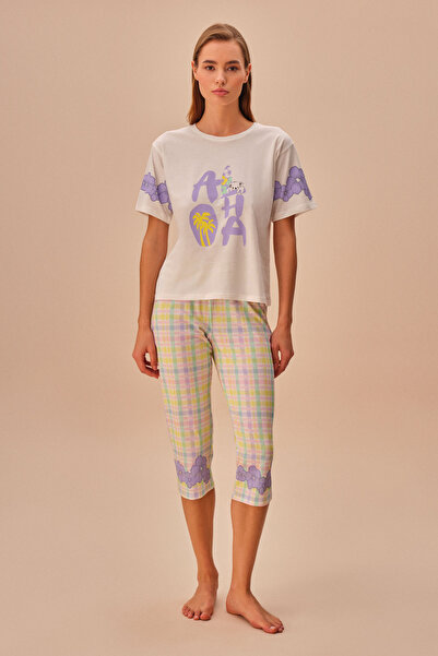 SUWEN Aloha Capri Set