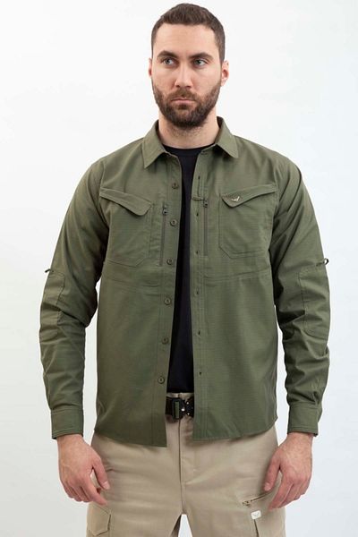 VAV WEAR Мъжка тактическа памучна риза за дейности на открито TACTEC03