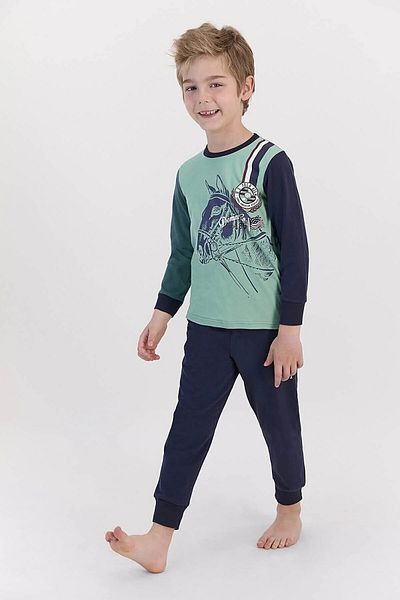 U.S. Polo Assn. Set de pijamale pentru băiat cu mâneci lungi