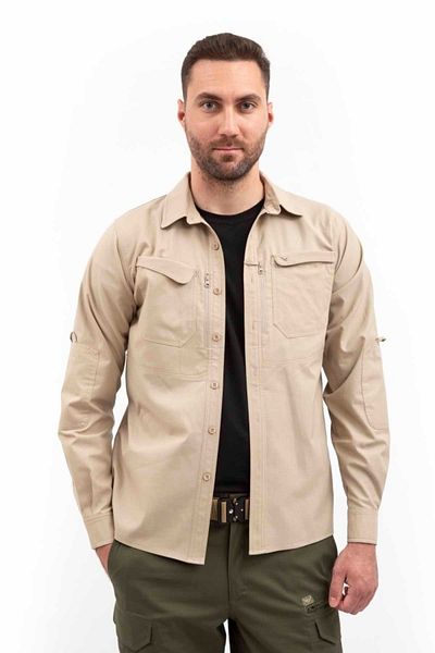 VAV WEAR Мъжка тактическа памучна риза за дейности на открито TACTEC03