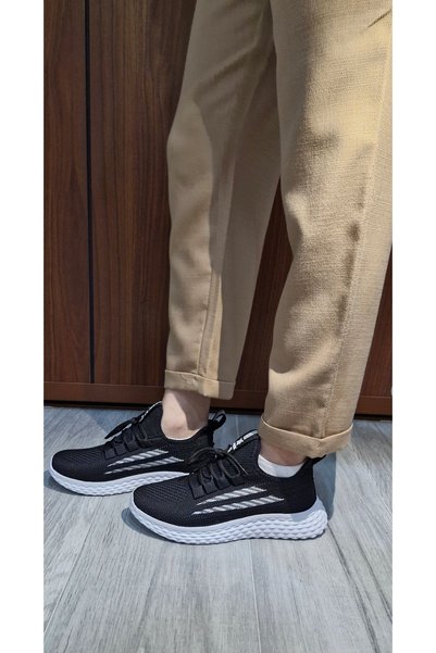 MODESA BY KAVCAR Summer Women's Sports Shoes Ultra Light Casual Knitwear Lace-Up and Mesh Detailed Sneakers New Season