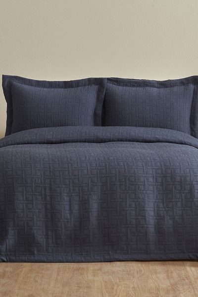 Karaca Home Indigo Corner Double Bedspread Set