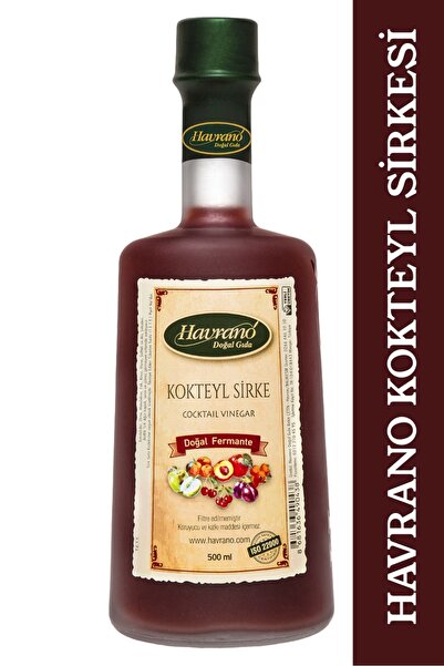 Havrano %100 Doğal Fermente Kokteyl Sirkesi 500 Ml