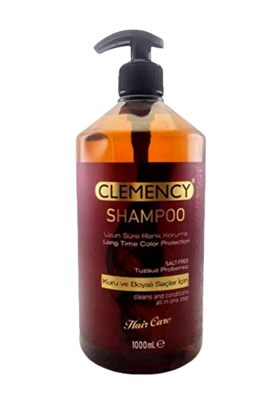 Clemency Kuru ve Boyalı Saçlar için Tuzsuz Parabensiz Uzun Süre Renk Koruma Ş...