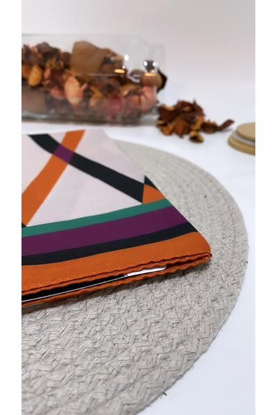 Onur Scarf - New Pattern Soft Scarf Breathable Fabric Geometric Product Luxury Fashion Trend Scarf