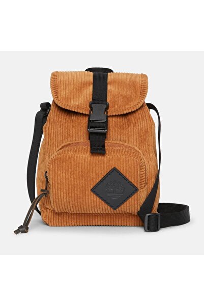 Timberland TB0A6MQDK431 Argan Oil Women's Corduroy Black Crossbody Bag