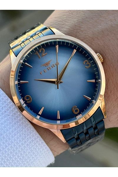FERRO Steel Cord 30 Mt Waterproof Men's Wristwatch EFM11932-T