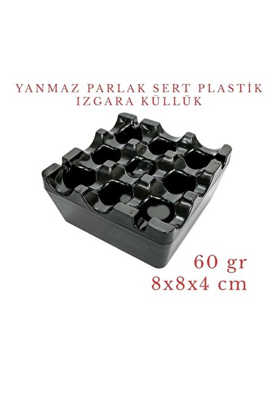 Aksesuar Shiny Hard Plastic - Grid Type Ashtray