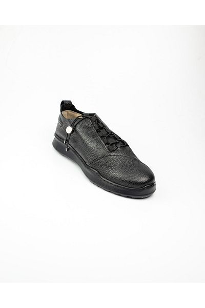 JAMES FRANCO 9771 Black Leather Men's Casual Shoes